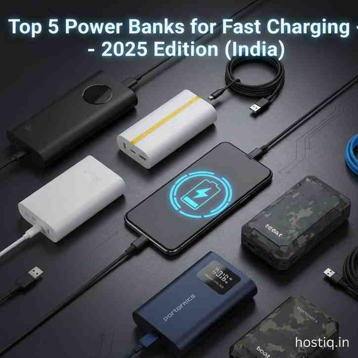 Top 5 Power Banks for Fast Charging in India – Tested & Reviewed